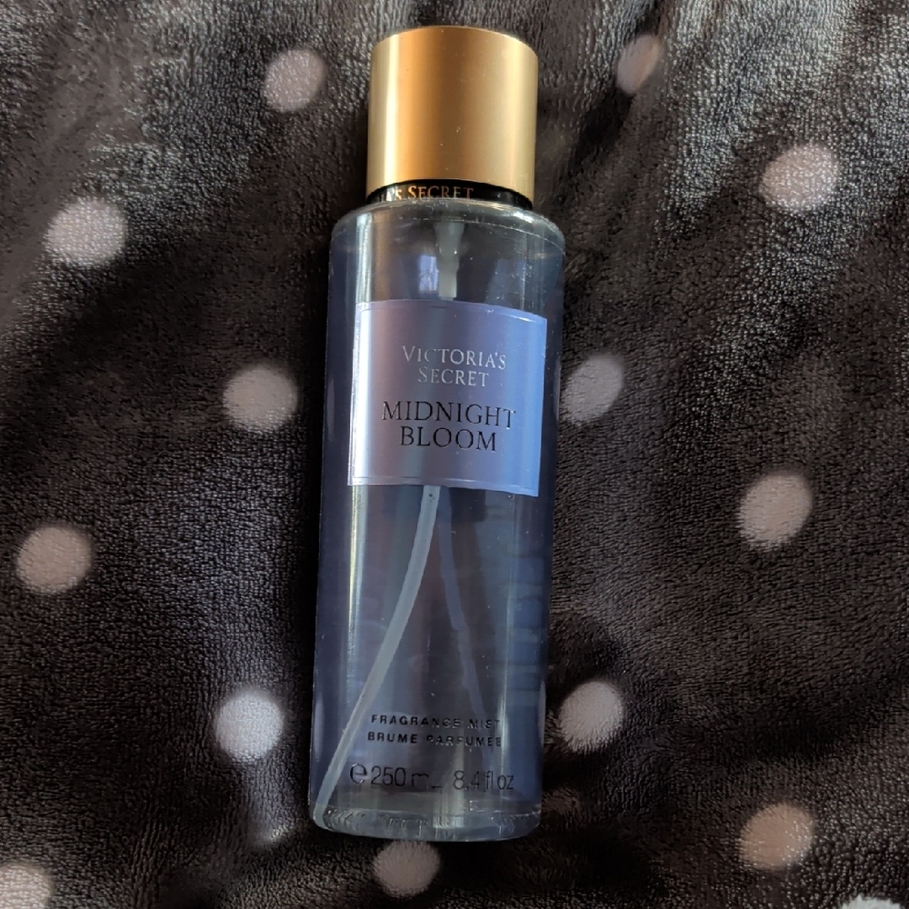Victoria's Secret Midnight Bloom Body Wash - Blue and Gold